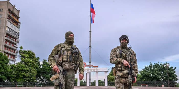 A Russian soldier complained of being sent to the 'slaughter' against Ukrainian long-range weapons in intercepted audio