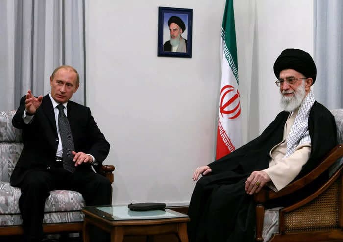 Russian and Iranian energy giants reach $40 billion deal to develop oil and gas projects as Putin visits Tehran