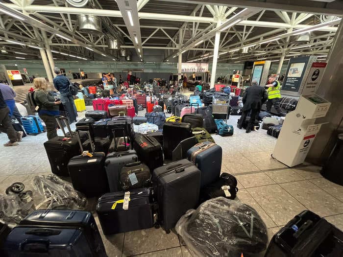London Heathrow Airport boss says airlines are the ones to blame for travel chaos because they slashed baggage-handling jobs and underpay workers