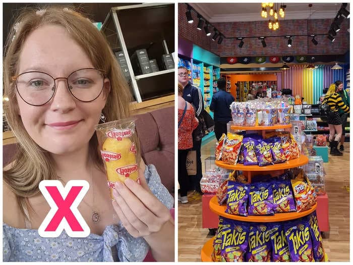 I visited an American candy store in the UK for the first time, and found the products underwhelming and inferior to British sweets