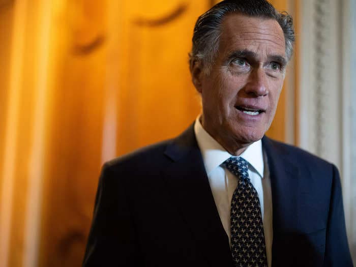 Mitt Romney says Democratic efforts to boost Trump-allied GOP election deniers is a 'stupid' approach: 'Be careful what you wish for'