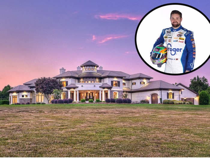 Tour the $15 million North Carolina equestrian mansion put on the market by NASCAR driver Ricky Stenhouse Jr.