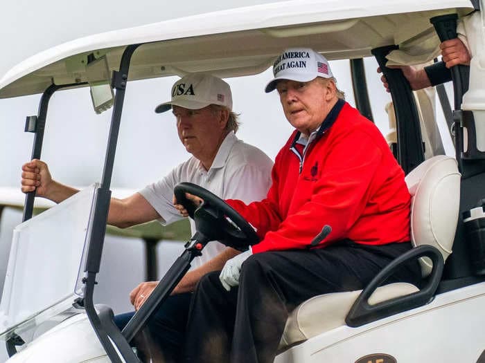 Trump set to play LIV Golf pro-am with Dustin Johnson, Bryson DeChambeau ahead of hosting event at Bedminster course