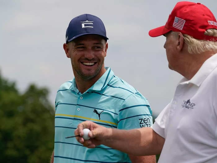 Bryson DeChambeau on Donald Trump: '"He's actually a really good golfer.'