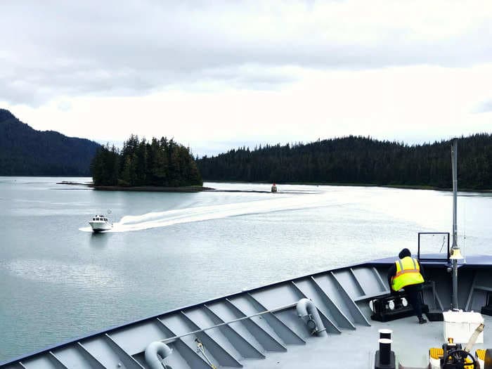 I took an overnight ferry in Alaska instead of a big cruise. It was a cheaper, no-frills way to see the same beautiful scenery I would on a mega ship.