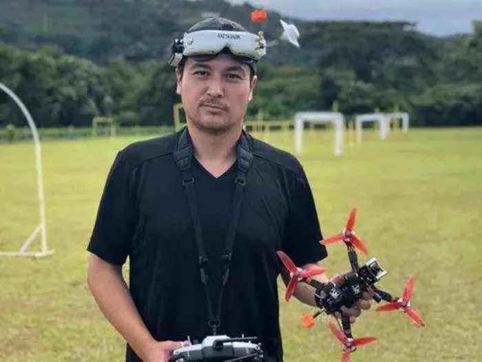 An American man flew from Costa Rica to Miami just to retrieve his stranded bag, which he says had thousands of dollars of drone gear in it