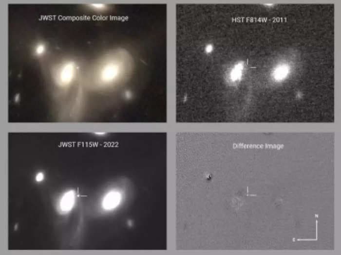 James Webb telescope likely spots first supernova