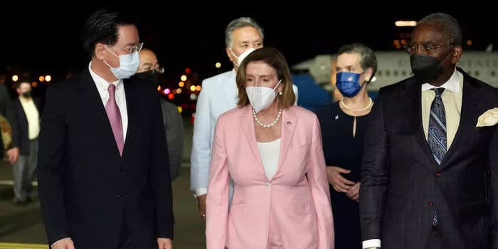 Watching House Speaker Nancy Pelosi's arrival in Taiwan 'felt like catching a rare Pokémon,' a local videographer said