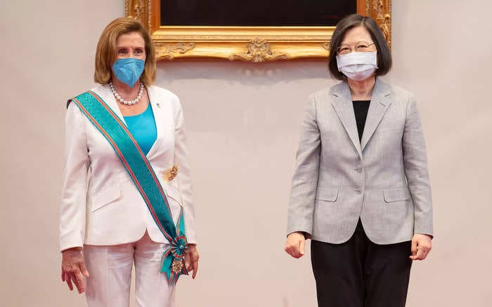 Nancy Pelosi calls Taiwan one of the 'freest societies in the world' during visit to the island
