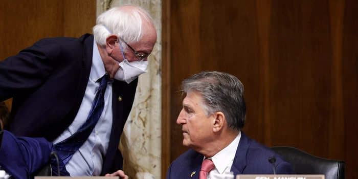 Sanders tears into Manchin's surprise deal, saying it dropped a lot of Democratic social programs like the child tax credit