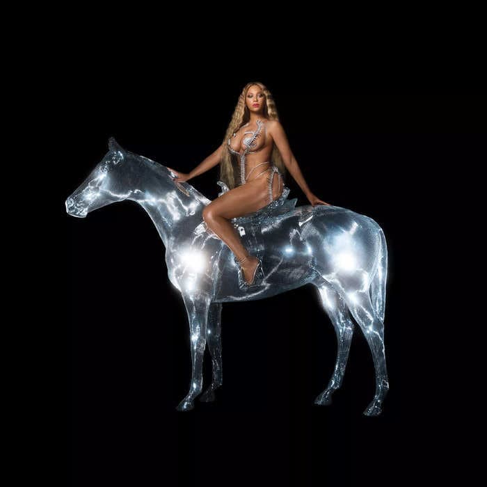 The daring body harness Beyoncé wore on the cover of her latest album 'Renaissance' came with an installation video