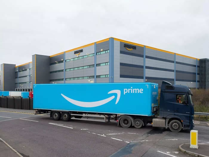 Amazon workers in the UK are protesting after being given a pay rise of just 42 cents an hour