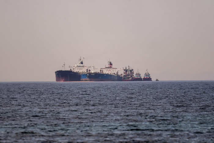 Russia unloads an oil cargo at an obscure Egyptian port, as ships carrying its crude increasingly cover their tracks