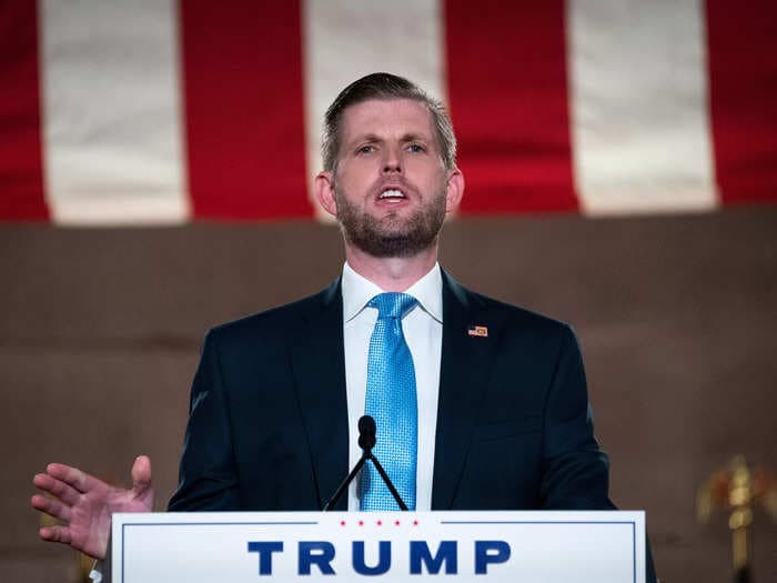 Eric Trump says he was the 'guy who got the call' that the FBI was executing a search warrant at Mar-a-Lago