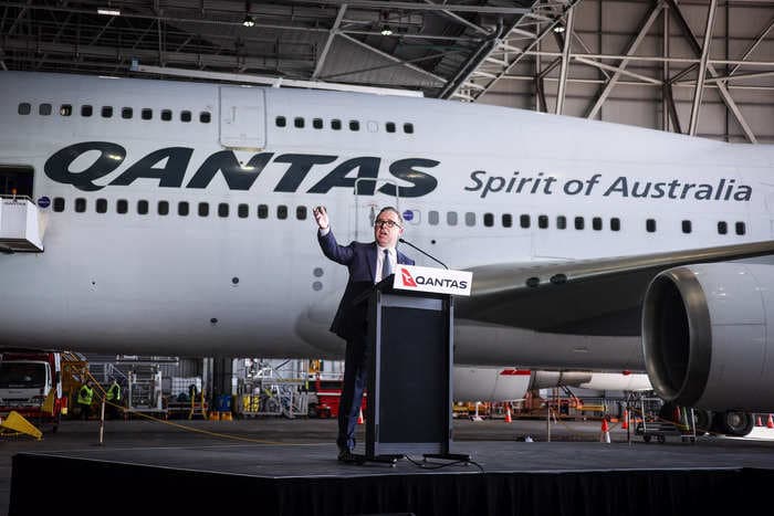 Qantas CEO's $19 million mansion was pelted with eggs and toilet paper amid travel chaos, report says