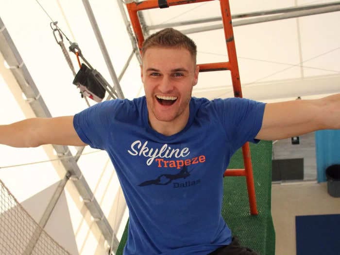 I quit my management consulting job to teach flying trapeze. I make way less money, but following my dream has been worth it.