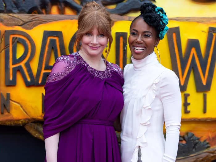 'Jurassic World: Dominion' stars Bryce Dallas Howard and DeWanda Wise react to negative reviews after critics rated it the worst in the franchise