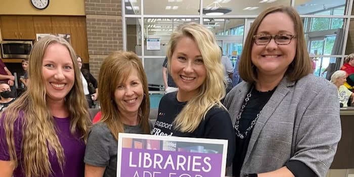 Louisiana teacher sues conservative group after she was called a 'pedo' and a 'groomer' for opposing censorship in her local library