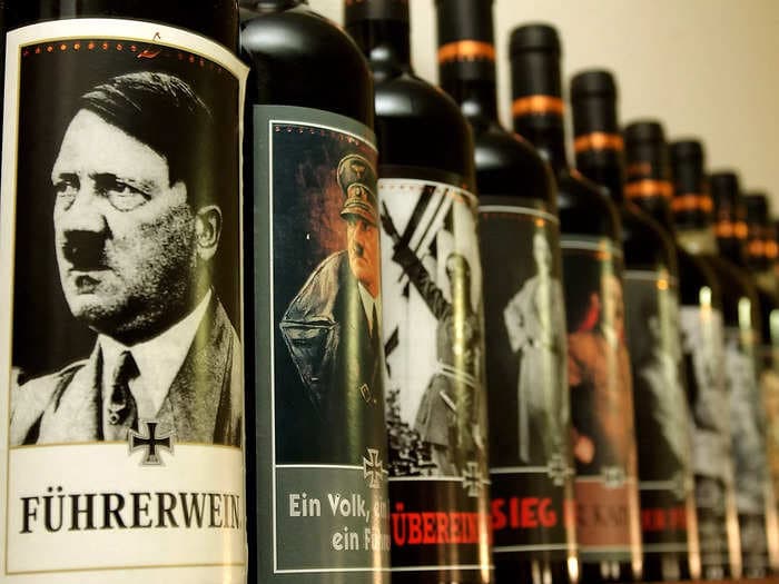 Winemaker defends selling Hitler-branded bottles of wine, claiming customers merely want to 'remember' history