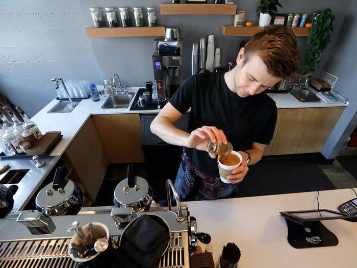 Coffee shops are now charging almost $5 on average for a cup of coffee. Inflation and drought could push prices even higher.