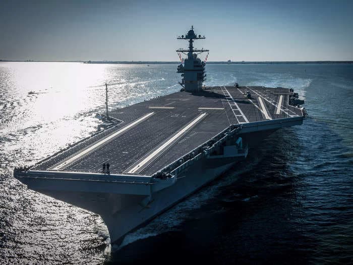 Take a look at 10 of the world's largest aircraft carriers, from the USS Gerald R. Ford to China's Fujian