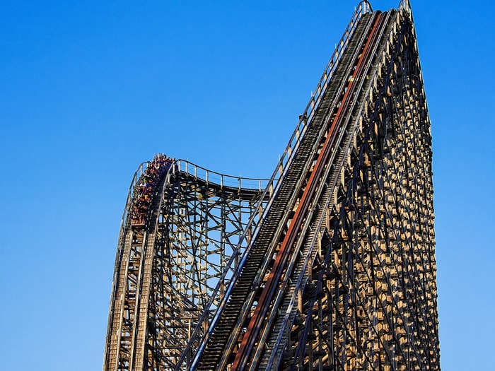 A roller-coaster at Six Flags in New Jersey that climbs 19 stories malfunctioned, injuring 14 people