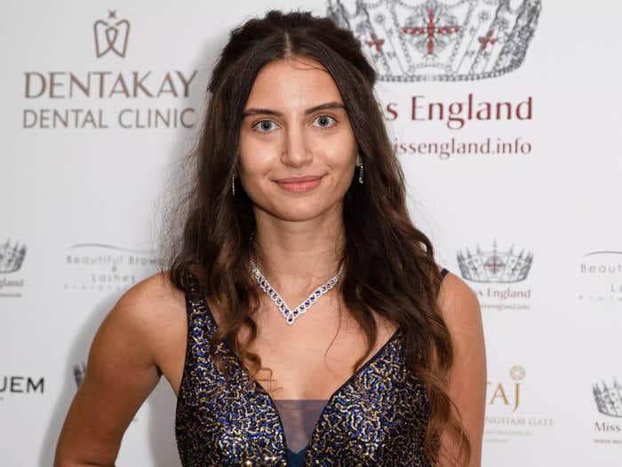 This barefaced beauty queen is the first Miss England finalist to go makeup-free