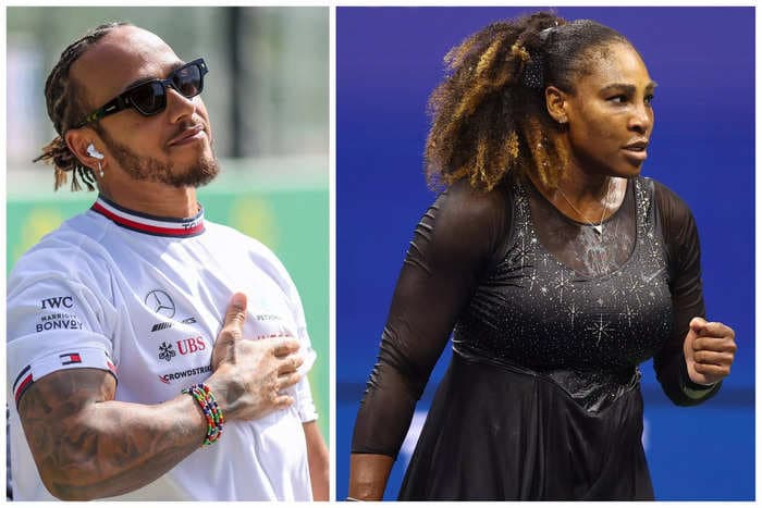 Lewis Hamilton called Serena and Venus Williams his biggest inspirations when he was looking for role models growing up