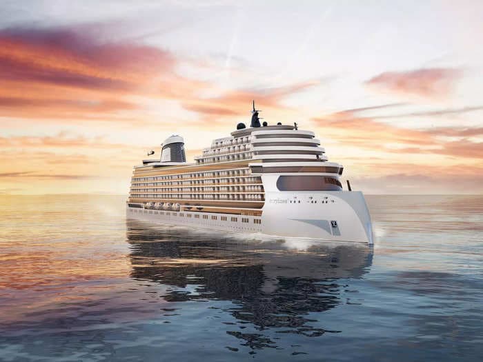 A luxury cruise ship launching in 2025 will allow travelers to permanently live at sea with residences starting at $1 million &mdash; see what it'll be like aboard