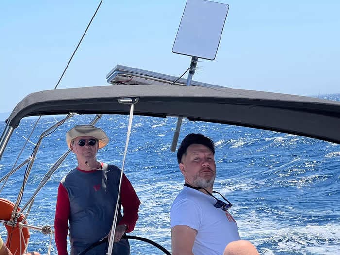 SpaceX Starlink user who took $600 internet dish on Greek sailing vacation says the service was 'surprisingly good' despite outages