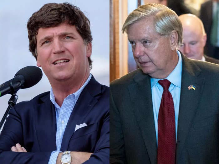 Tucker Carlson says GOP candidates shouldn't 'emulate' Sen. Lindsey Graham: 'Your job is to make fun of Lindsey Graham and to disavow Lindsey Graham'