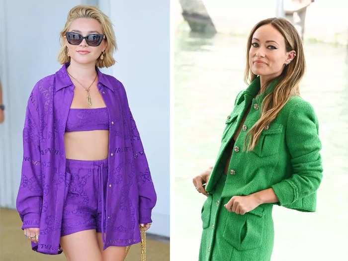 Olivia Wilde called the 'Don't Worry Darling' controversy 'endless tabloid gossip' at a press conference Florence Pugh missed