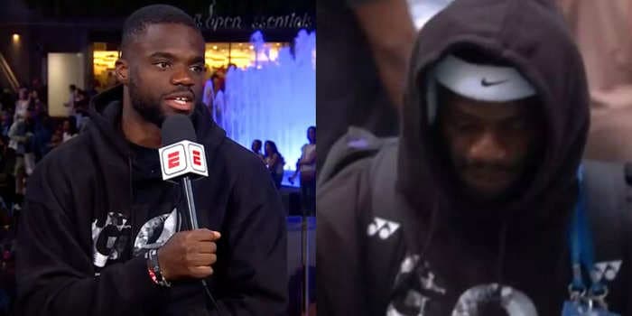 Frances Tiafoe stepped out in a Serena Williams GOAT hoodie at the US Open before beating Rafael Nadal