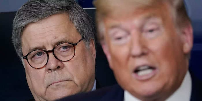 Former Attorney General Bill Barr says the DOJ is close to having enough evidence to indict Donald Trump