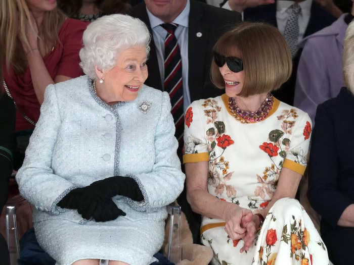 The Queen once revealed to Anna Wintour that she appeared in a fashion show before she became the UK's monarch