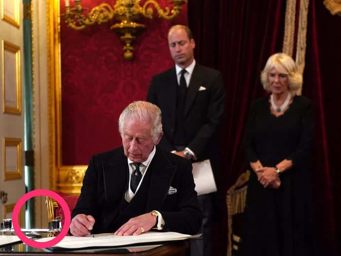 Charles III included a subtle nod to Prince Harry and Prince William during the ceremony where he swore his oaths as king