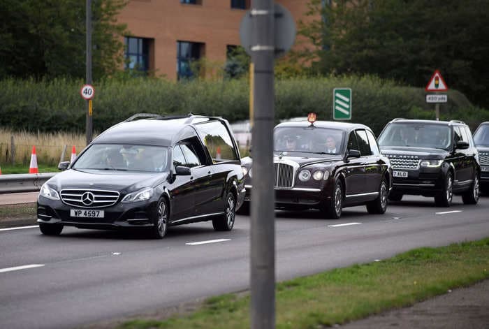 Princess Anne rode behind the Queen's coffin for 6 hours as it traveled to Edinburgh