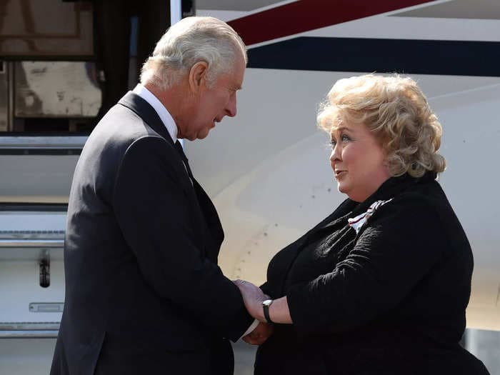 King Charles arrives in Northern Ireland during his first UK tour as monarch days after the Queen's death