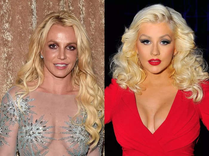 Britney Spears responds after being accused of body-shaming Christina Aguilera in an Instagram post: 'She is a beautiful woman of power'