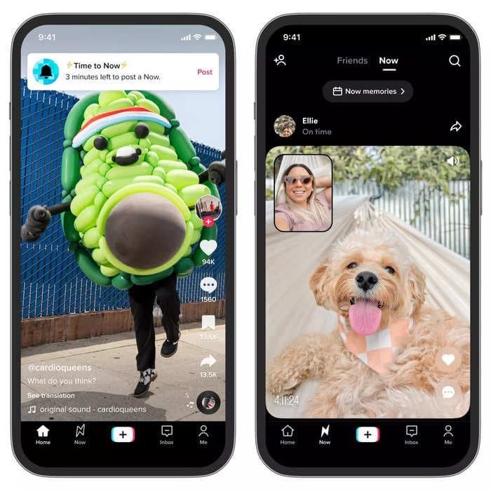 TikTok copies Instagram's move to copy buzzy app BeReal
