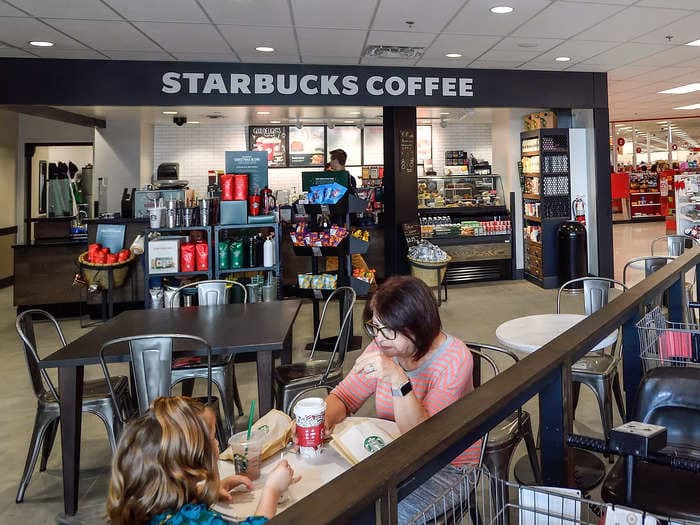 Starbucks is finally upgrading its locations inside airports and Kroger to be more like the chain's other cafes