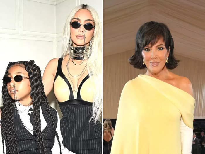 Kim Kardashian says her daughter North West will get a 'big Lego' Chanel purse in Kris Jenner's will