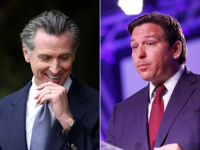 Gov. Gavin Newsom challenges Gov. Ron DeSantis to a debate on CNN: 'I'll bring my hair gel. You bring your hairspray.'