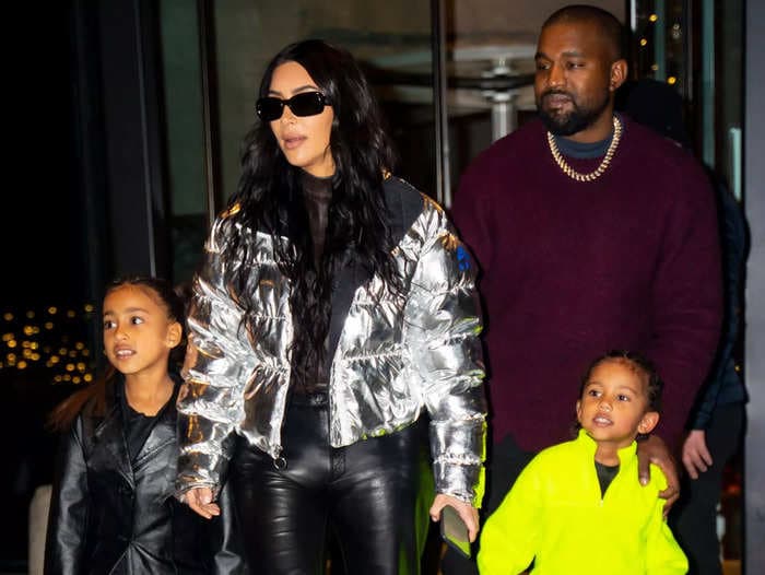 Kanye West admits Kim Kardashian has their children '80 percent of the time'