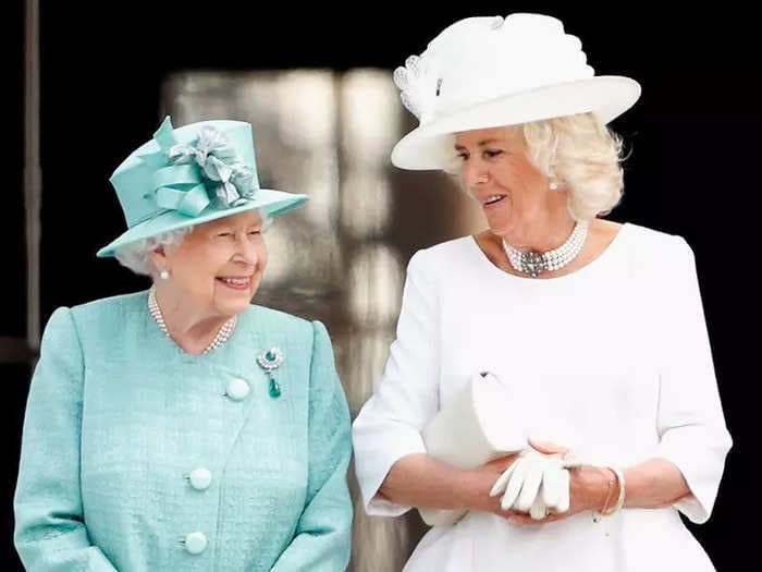 Camilla says her late mother-in-law, Queen Elizabeth II, had the most 'wonderful blue eyes' and a smile she'll never forget