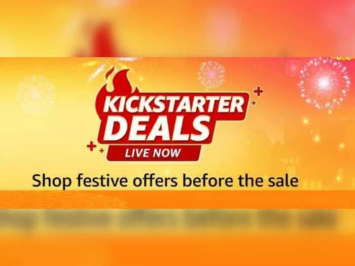 Best offers on smartphones, laptops, and more on the Amazon Great Indian Festival Kickstarter deals