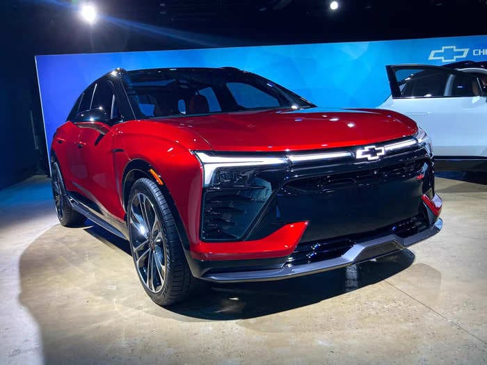 We got an early look at the 557-horsepower Blazer EV SS: See Chevy's $66,000 answer to the Ford Mustang Mach-E