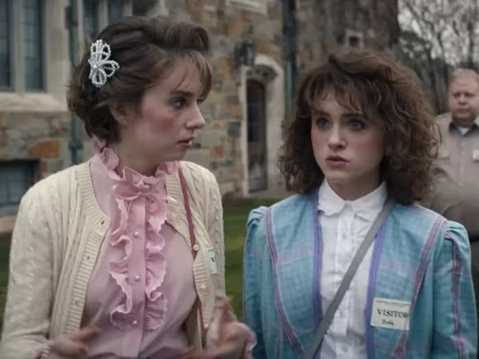 'Stranger Things' characters Robin and Nancy were originally going to look 'hotter' in a fan-favorite scene, according to the show's makeup artist