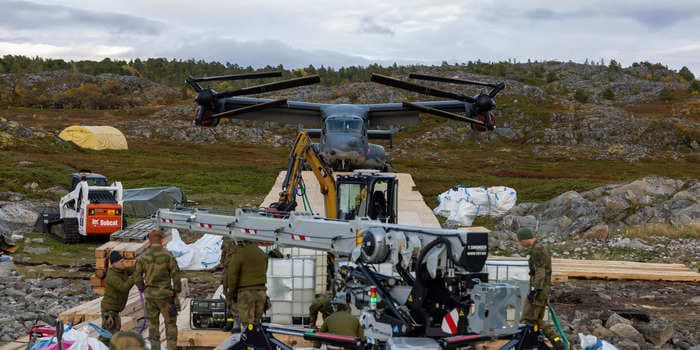 Here's what it took to move a broken-down US special ops aircraft stuck in an Arctic nature preserve just over 50 feet