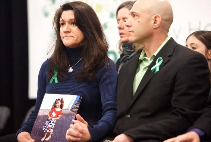 Sandy Hook mom says hoax believers stalked the cemetery after her husband died by suicide for signs his death was faked